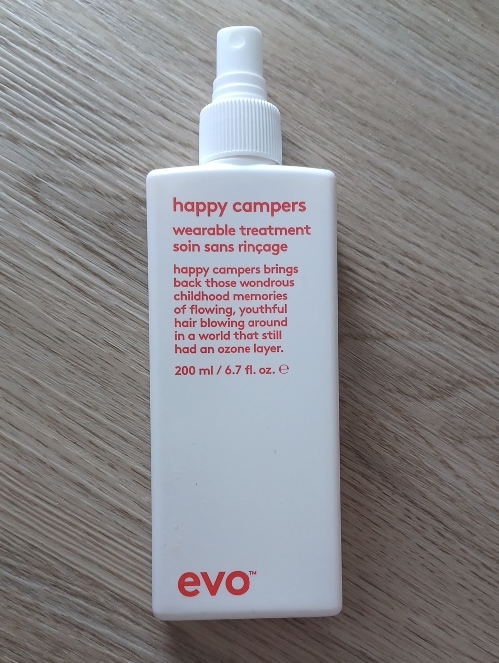 Evo, Happy Campers Styling Treatment